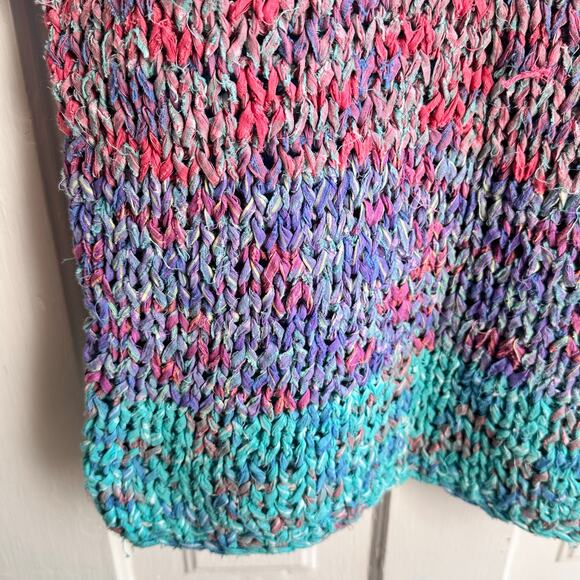 Vintage Vicky Vaughn Cropped Sweater Vest 80s - Picture 5 of 7